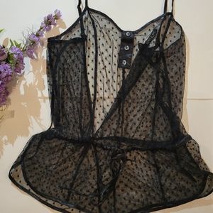 adore me lingerie lace body suit size medium